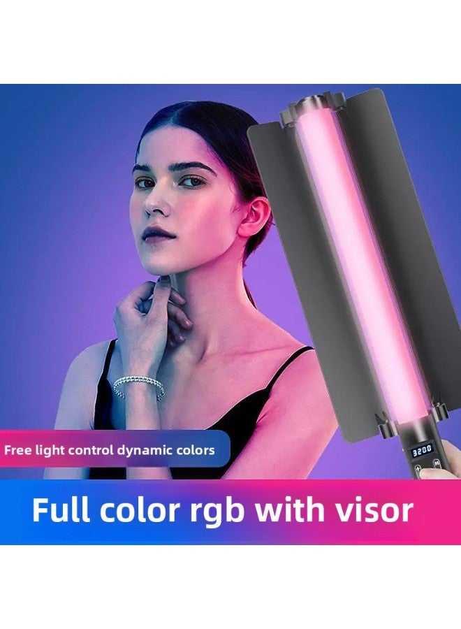 Rgb Fill Light Handheld Stick Light Photography Three-color Temperature Color Handheld Stick Light Portable Led Photography Fill Light-Specifications:Three-color Temperature 【Handheld Stick Light-no - Image 4