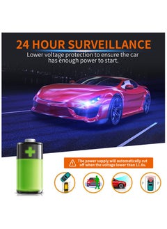 DUNISO Hardwire Kit for Dashcam 11ft Type-C USB Converts 12V-24V to 5V/2.5A, 24 Hours Parking Mode Car Dash Camera Charger Cable kit with Low Voltage Protection, 8 Fuse Holders Tap Cable  - Image 5