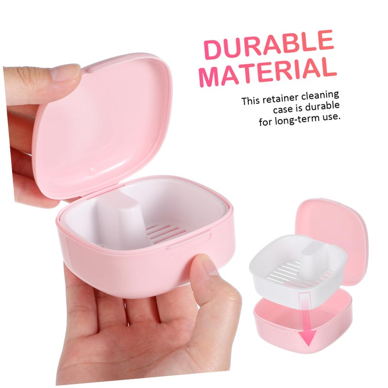 Retainer Case Denture Storage Box for Easy Cleaning and Travel Carrier - Image 4