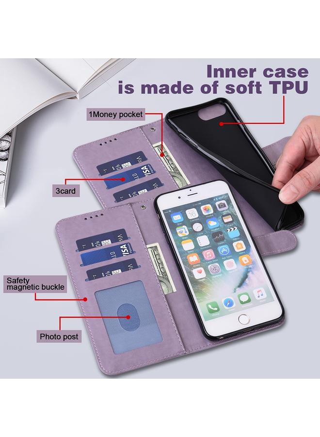 Zaboon Case For iPhone 13 Pro Max Tree & Deer Pattern Pressed Printing Horizontal Flip Leather Phone Case For iPhone 12 Pro Max / 13 Pro Max - Image 4