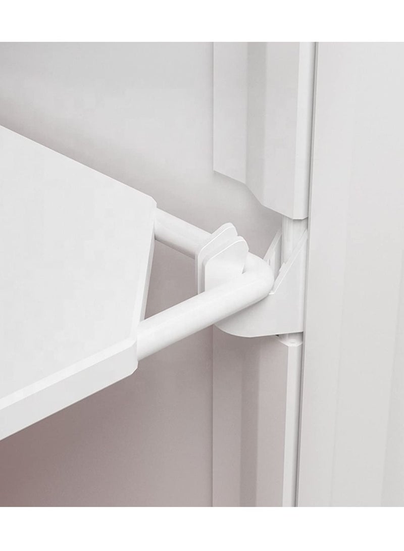 DubaiGallery Plastic Modular Shoe Cabinet Cube Shoe Storage Organizer Portable Adjustable Shoe Rack Shelf Space Saving Doors Closet Entryway - Image 3