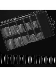 ORiTi 100 Piece False Nails Tips Transparent  - Image 1