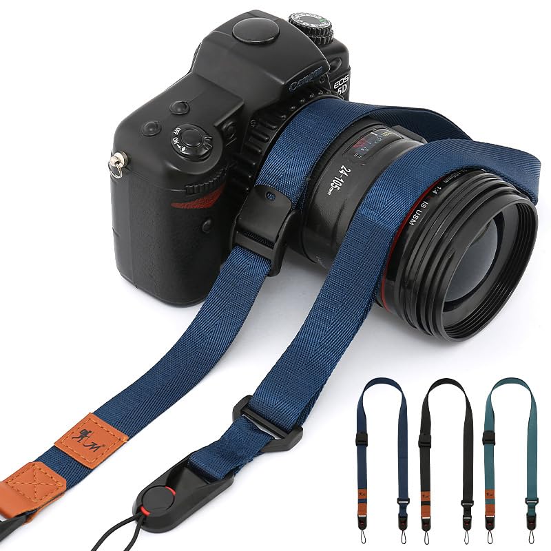 ELFOG Camera Neck Strap Quick Release Safety Tether, Comfortable Durable Shoulder Sling Camera Strap,(Colour Green 1Pcs) - Image 5