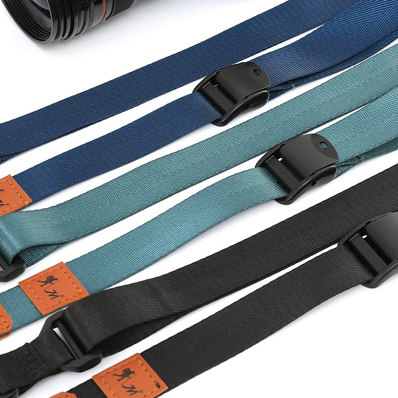 ELFOG Camera Neck Strap Quick Release Safety Tether, Comfortable Durable Shoulder Sling Camera Strap,(Colour Green 1Pcs) - Image 3