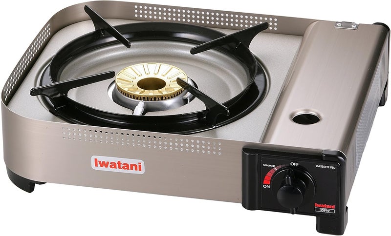 Iwatani 35FW Single-Burner Butane Portable Cooktop for Indoor and Outdoor Cooking - Image 4
