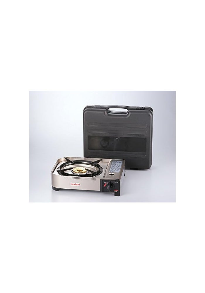Iwatani 35FW Single-Burner Butane Portable Cooktop for Indoor and Outdoor Cooking - Image 3