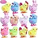 Max Fun 12Pcs Easter Wind Up Toys Easter Basket Stuffers Chicks Bunny Assortments for Easter Party Favors Easter Egg Hunt Treasure Chests Goody Bag Filler - Image 4