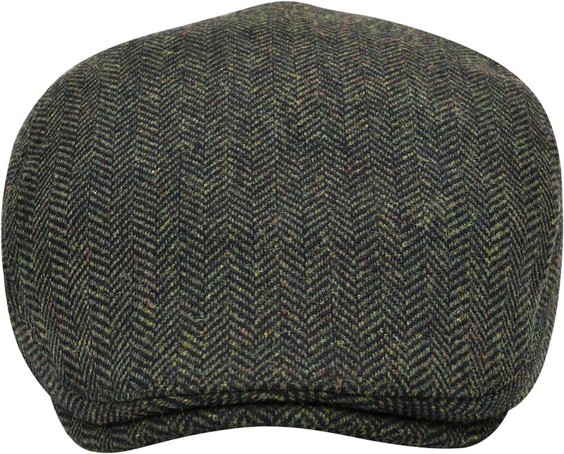 STARANCE Men's Flat Cap Wool Tweed Driving Irish Newsboy Hat - Image 4