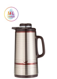 Peacock Vacuum Flask Made in Japan Thermos 1.6 Ltr Brown  - Image 1