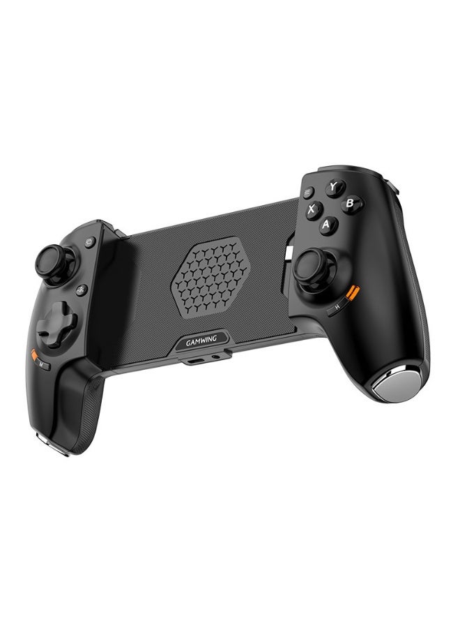 general Professional Stretch Gamepad Gamwing Aobing Max Type-C Wired & Bluetooth Gaming Controller Clip size 4.5-7.5 inches for Android / iOS / PC / Switch Steam / Xbox / PS with Hall Joysticks / Hall Trigger / Turbo/Auto Function / Macro Back Buttons / Anti-Slip Grip / Cooling Holes / 3.5mm Audio - Image 2