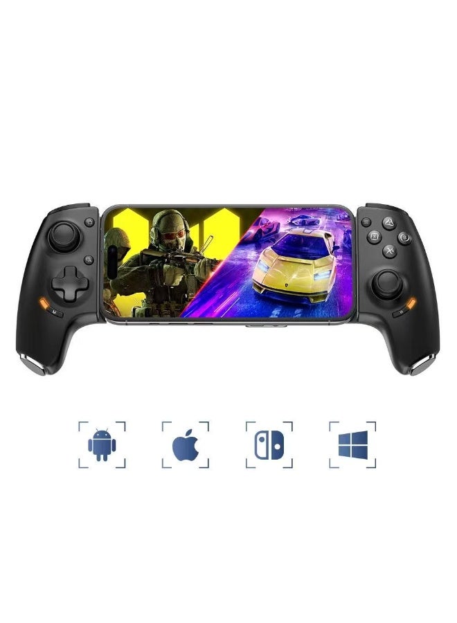general Professional Stretch Gamepad Gamwing Aobing Max Type-C Wired & Bluetooth Gaming Controller Clip size 4.5-7.5 inches for Android / iOS / PC / Switch Steam / Xbox / PS with Hall Joysticks / Hall Trigger / Turbo/Auto Function / Macro Back Buttons / Anti-Slip Grip / Cooling Holes / 3.5mm Audio - Image 3