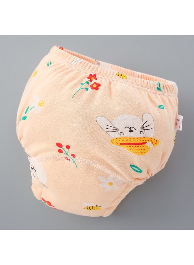 حفاضات أطفال قابلة للغسل من 6 طبقات شاش - سراويل تدريب للأطفال - سراويل حفاضات قماشية - سراويل حفاضات تسمح بمرور الهواء - مناسبة لفصلي الربيع والصيف