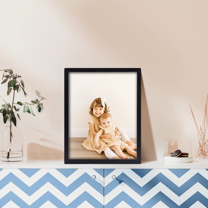 WIFTREY Black 8x10 Picture Frame Set of 18  Multi Photo Frames 8 by 10 Bulk for Wall Hanging or Tabletop Display - Image 2