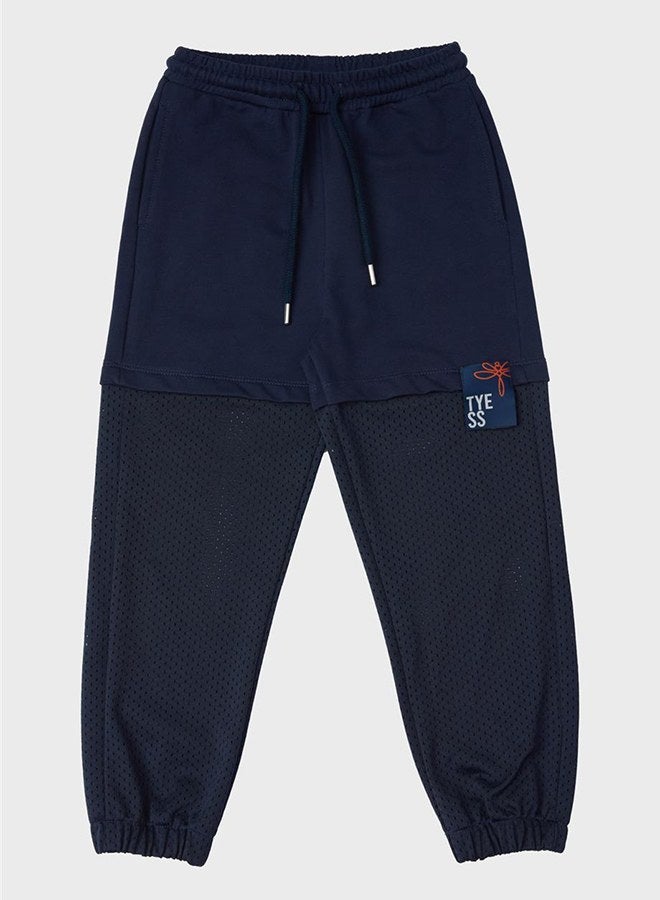 Tyess Girl Navy Blue Tracksuit Bottom - Image 5