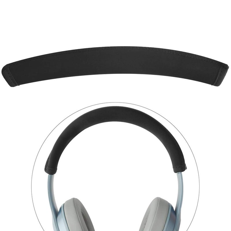 Linkidea Headband Protector Compatible with Beats Solo 4/ Solo 3/ Solo 2 Wireless On-Ear Headphones Replacement Headband Cover, Easy DIY Installation (Black)