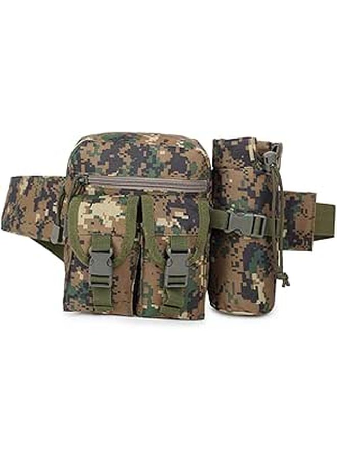 Multifunctional Sports Waist Pack Water Bottle Bag Camouflage Fanny Pack - Image 1