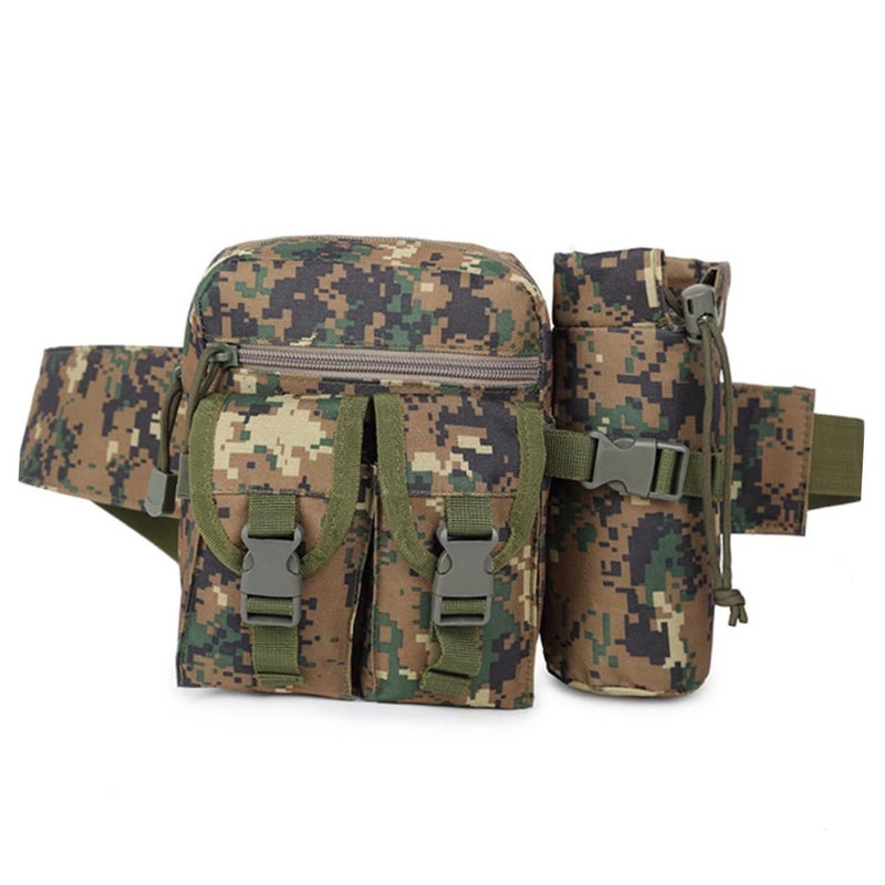 Multifunctional Sports Waist Pack Water Bottle Bag Camouflage Fanny Pack - Image 2