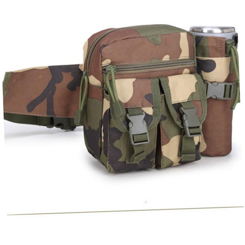 Multifunctional Sports Waist Pack Water Bottle Bag Camouflage Fanny Pack - Image 4