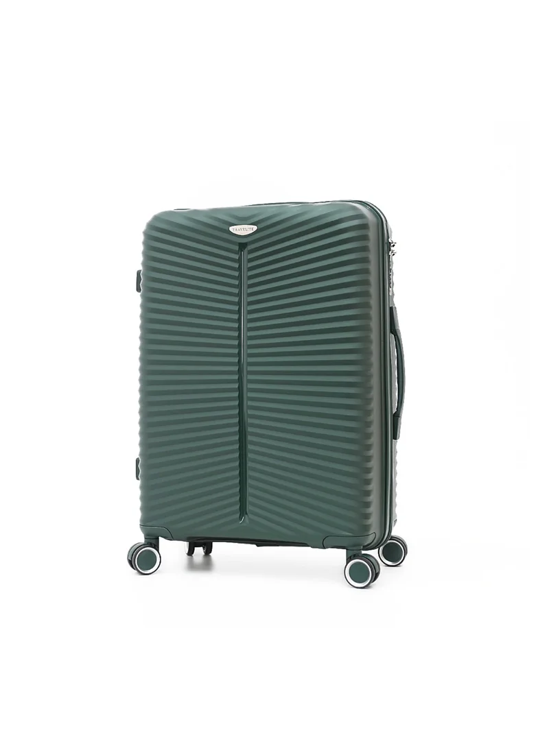 ترافلايت Hardshell Luggage Trolley Bag 3 Pieces Set,Green (S-20",M-24",L-28")