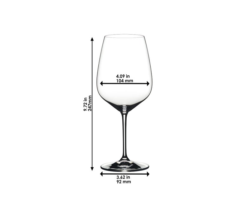 Riedel Heart To Heart Cabernet Sauvignon Glasses, Set of 2 - Image 3