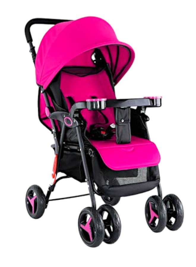 Foldable Reclining Seat For Sitting And Sleeping Canopy Baby Stroller - Image 2