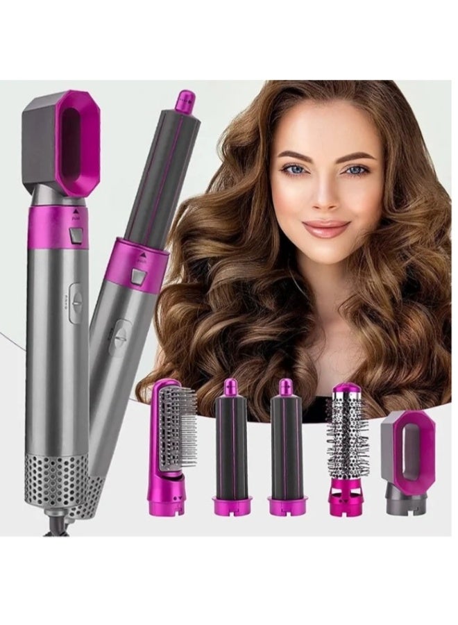 LOWHAT 5-in-1 Hair Styler,Hair Dryer Brush Set for Styling/Blow Drying/Volumizing/Curling with Ionic Conditioning for All Types of Hair - Image 1