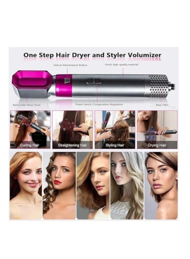 LOWHAT 5-in-1 Hair Styler,Hair Dryer Brush Set for Styling/Blow Drying/Volumizing/Curling with Ionic Conditioning for All Types of Hair - Image 5