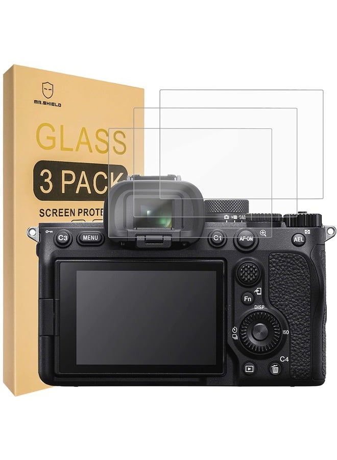 Mr Shield [3-Pack] Screen Protector For Sony A7 IV Alpha 7 IV A7IV A7M4 Camera [Tempered Glass] [Japan Glass with 9H Hardness] Screen Protector with Lifetime Replacement - Image 1