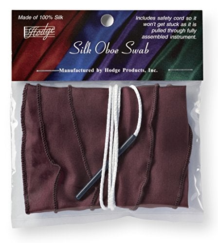 Hodge Silk Oboe Swab - Burgundy - Image 2