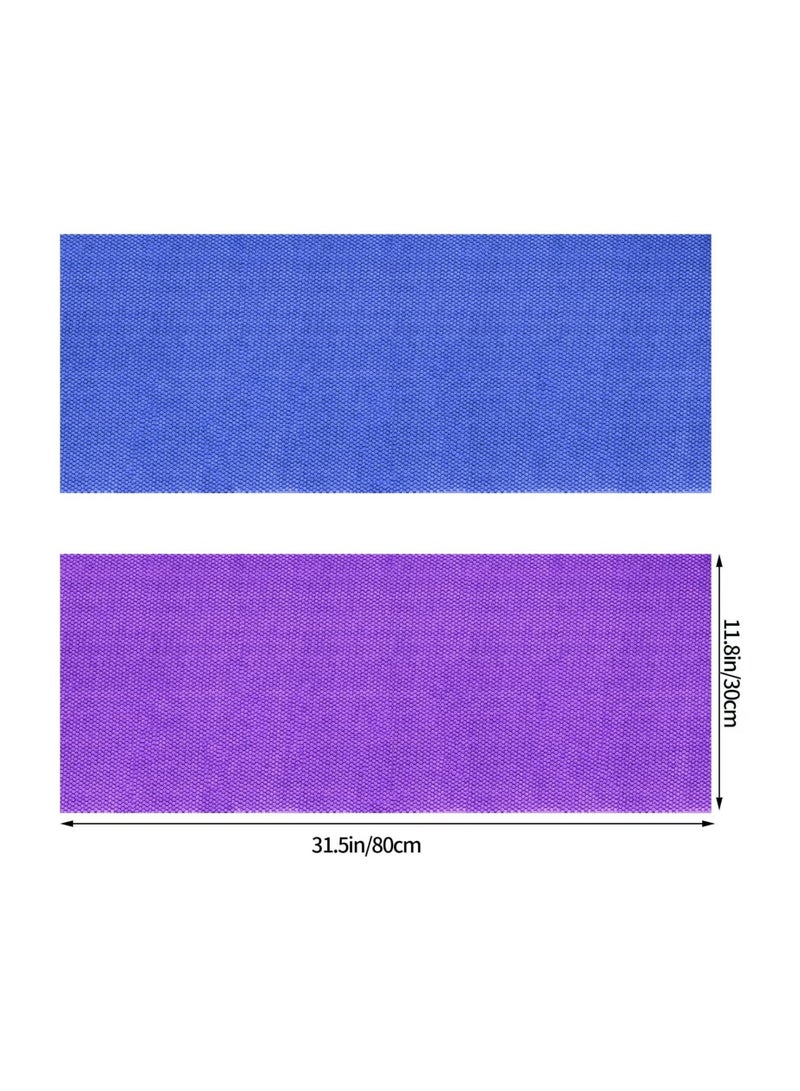 2 Piece African Net Bath Sponge African Exfoliating Long Body Scrubber Tight Weave Beauty Skin Smoother Tower Bath Cloth Porous Stretches Back Washcloths For Daily Use Or Stocking Stuffer - Image 4