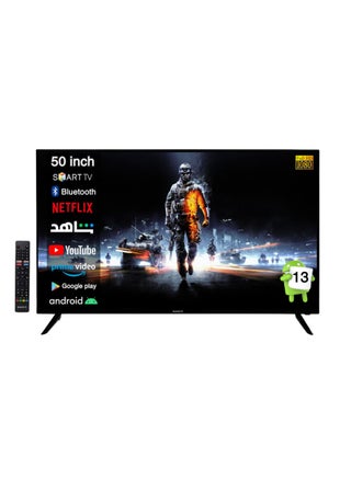 50 Inch Smart TV, Full HD, Built-in DVB-T2/S2 Receiver, Android 13, WiFi, Shahid, Miracast, Multilanguage OSD, Free Wall Mount, 1 Year Warranty Magic World - pzsku/ZB1965BDA3B09956DACF6Z/45/_/1700141013/22d2c693-d110-4efc-9eed-47f4e79bf423