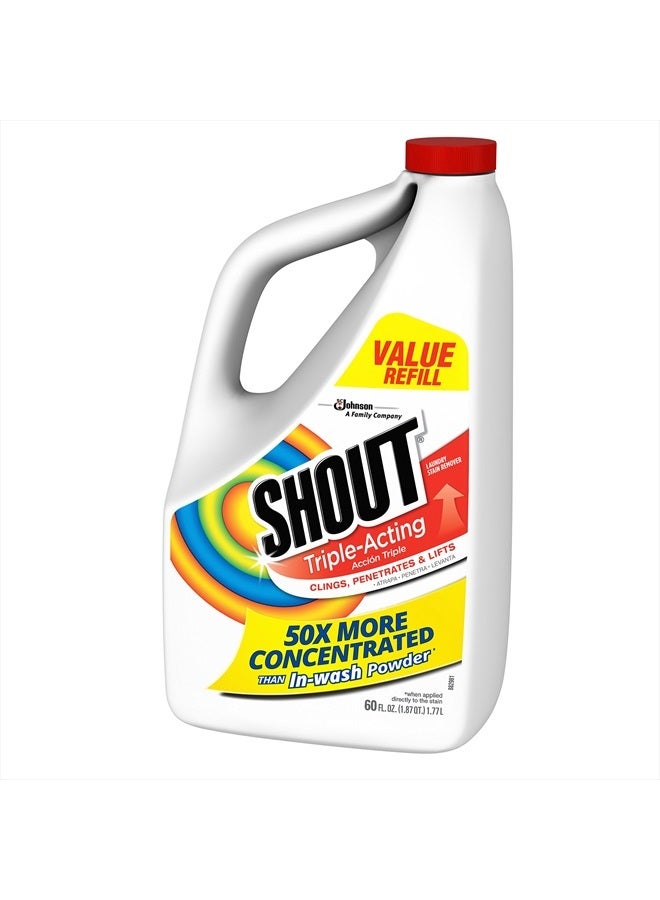 Shout سائل إعادة تعبئة مزيل البقع شوت - 60 أونصة - 2 عبوة - Image 4