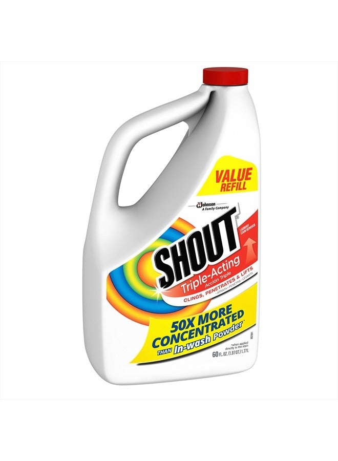 Shout سائل إعادة تعبئة مزيل البقع شوت - 60 أونصة - 2 عبوة - Image 5
