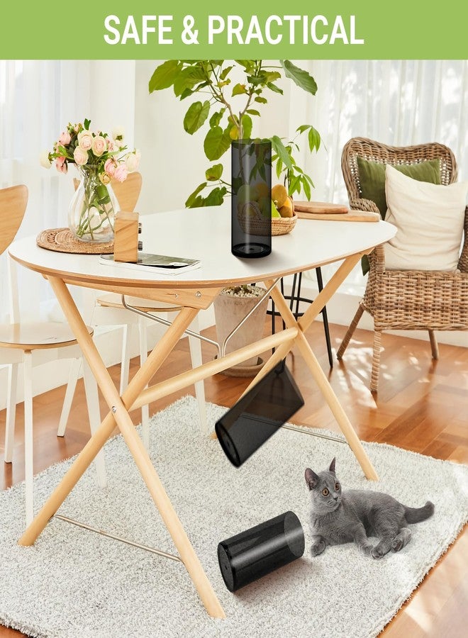 SUREAM Acrylic Flower Vase, 5*W*10" H Gray Plastic Cylinder Vases for Wedding Centerpieces, Party Home Office Dinners Decorations - Image 3