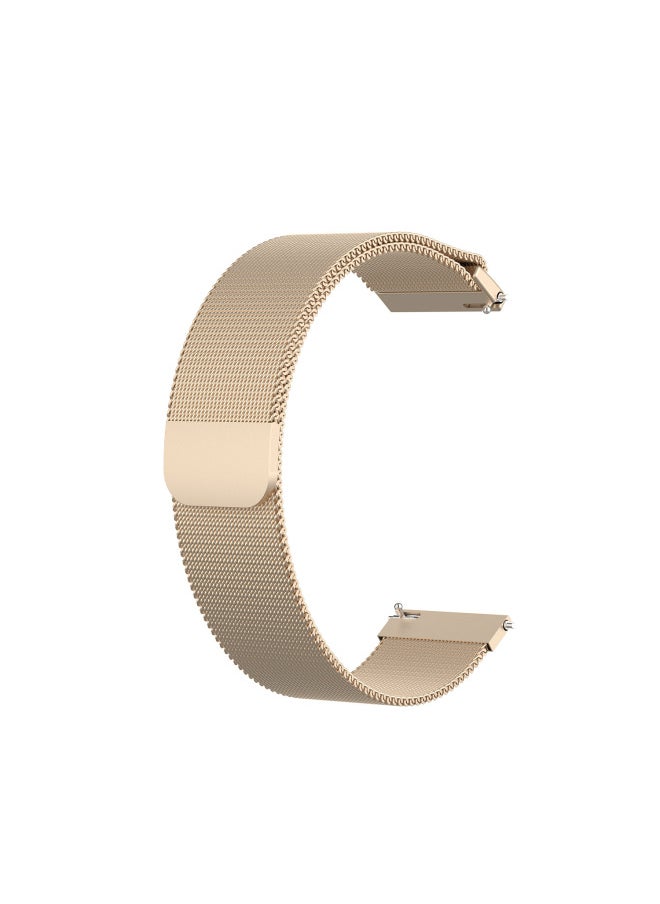 Generic - For XiaomiColor Loop Wristband For HuaweiGT2 46mm Milanese Nice Strap 22mm Universal-Color:Rose Powder - Image 1
