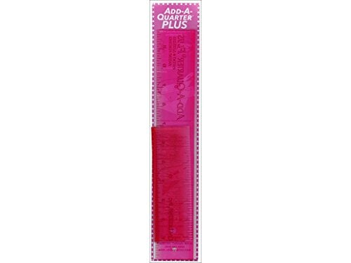 CM Designs AddAQuarter Combo Ruler Pink