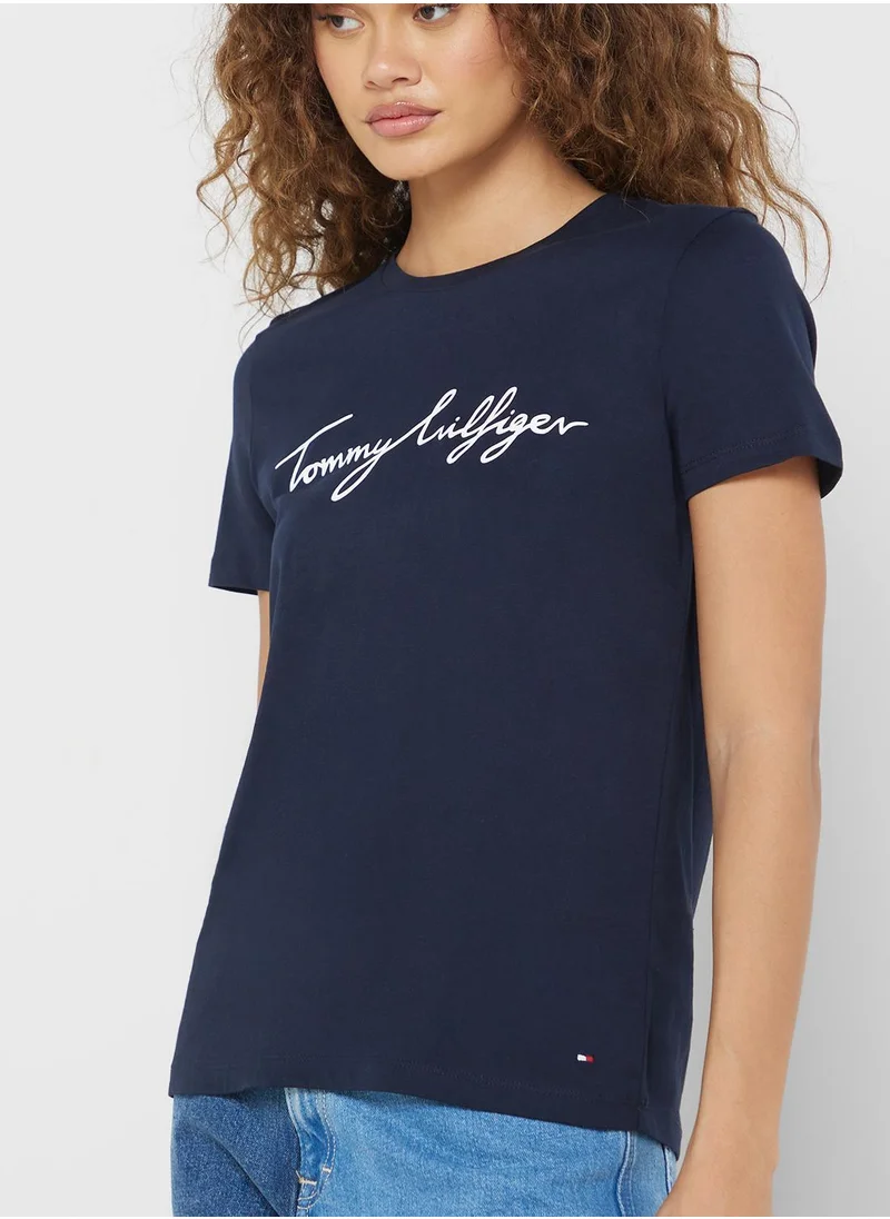 TOMMY HILFIGER Crew Neck Graphic T-Shirt