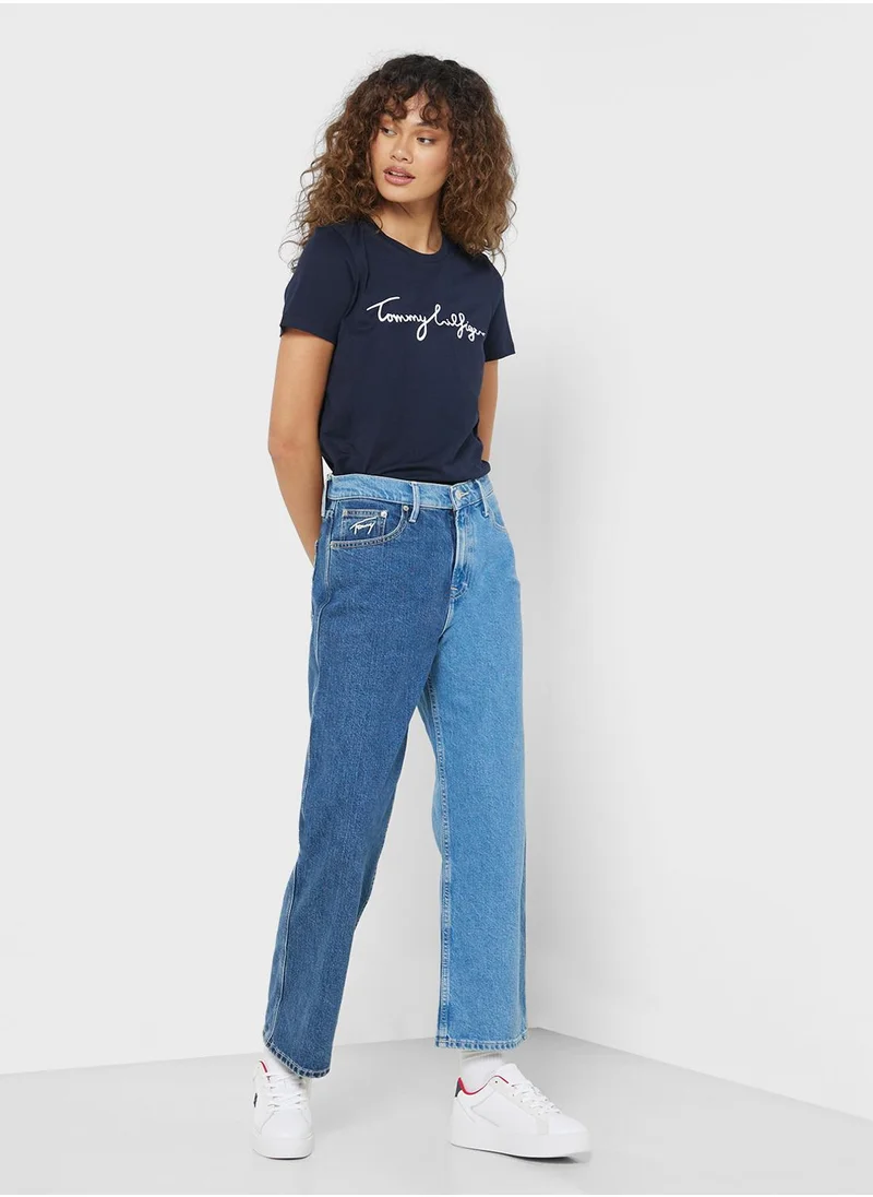 TOMMY HILFIGER Crew Neck Graphic T-Shirt