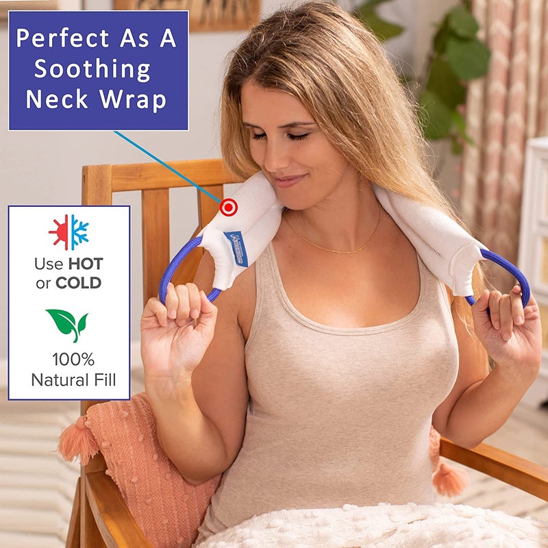 Bed Buddy 2-Pack Microwave Heating Pad for Sore Muscles, Heat Pad for Aches and Pain, Microwavable Heating Pads, Rice Bags for Heat Therapy, Cold and Heated Wrap and Warmer for Back, Neck, Joints - Image 2