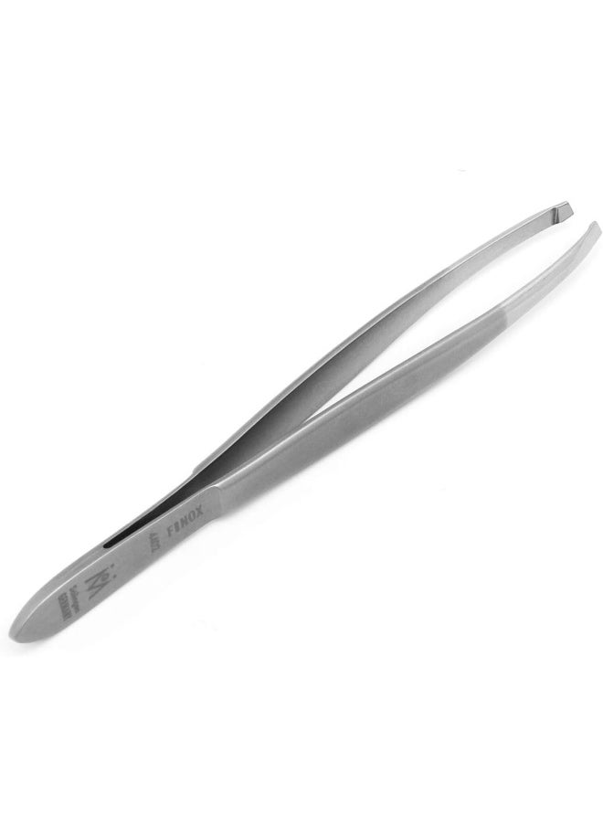 GERMANIKURE Slanted Tweezers in Leather Case  Made in Solingen Germany
