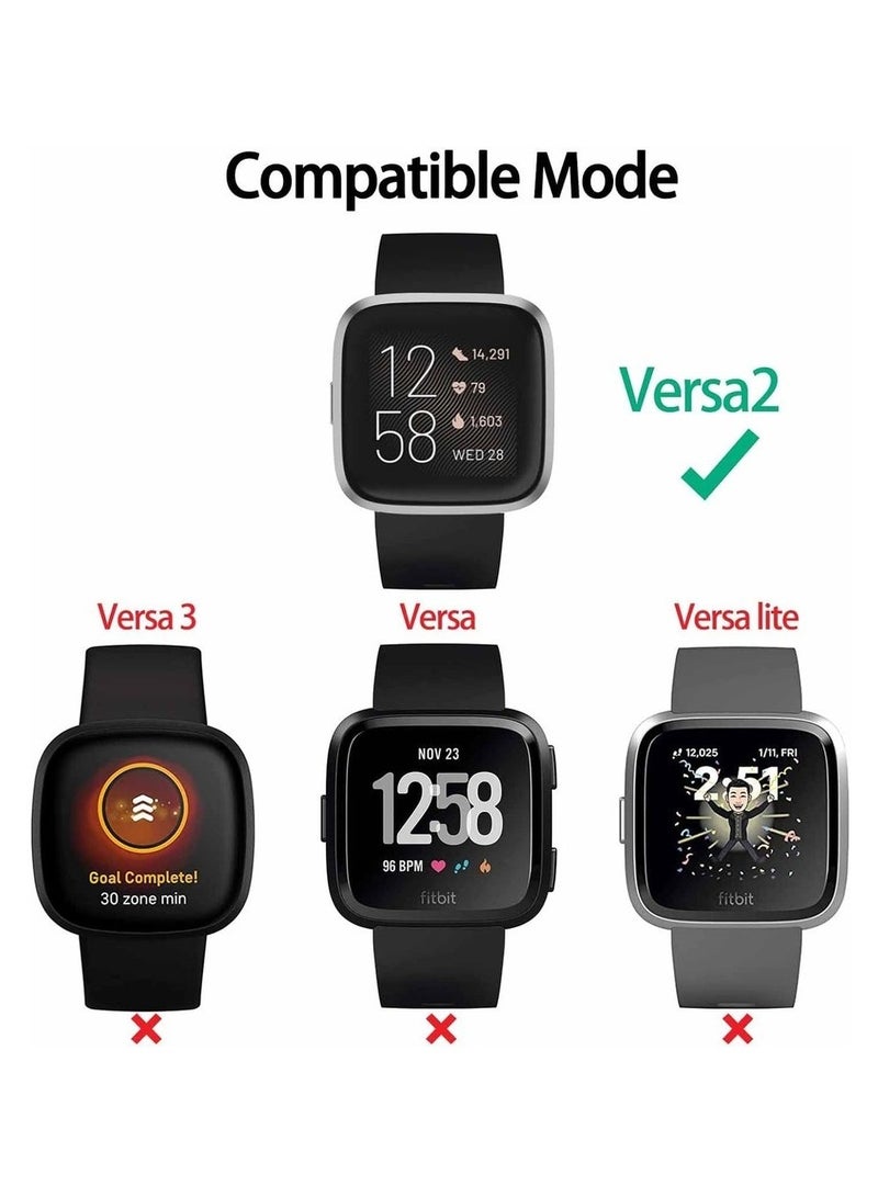 Charger Compatible with Fitbit Versa 2 Smartwatch 2 Pack Replacement USB Charging Cables With Charging Stock (3 15ft) Durable Charger Cable For Fitbit Versa 2 Health - Image 4