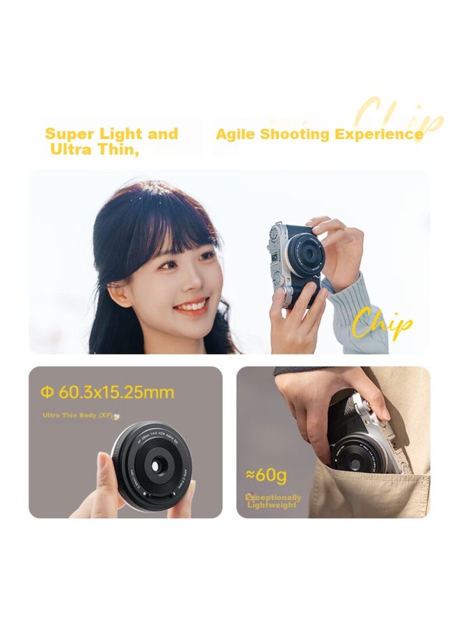 Viltrox Af 28mm F4.5 Xf Fuji Mount Lens Auto Focus Lightweight Pancake Lens For Xs20 Xm5 Xt30ii Xt5 Xh2 Xe4 Mirrorless Cameras - Image 4