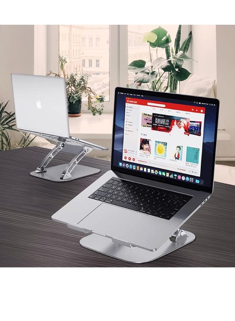 Laptop Stand, Notebook Stand Ergonomic Height Angle Adjustable Computer Laptop Holder Compatible with MacBook, Air, Pro, Dell XPS, Samsung, Alienware All Laptops 11-17" - Image 2