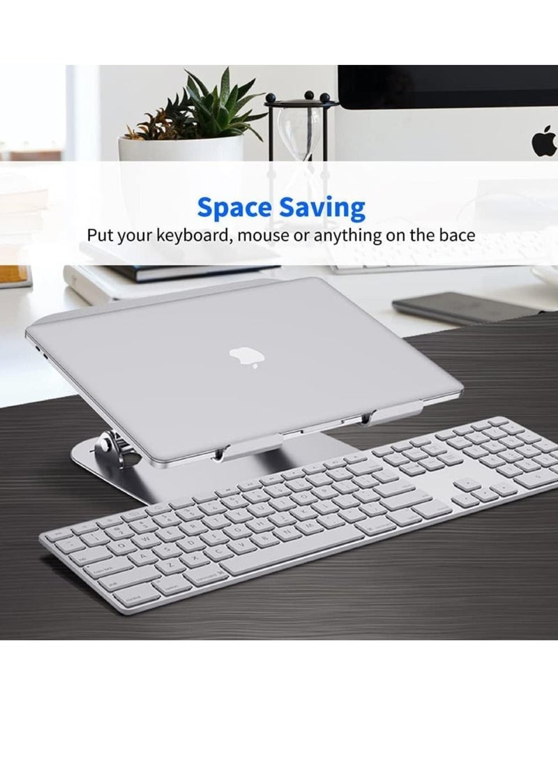 Laptop Stand, Notebook Stand Ergonomic Height Angle Adjustable Computer Laptop Holder Compatible with MacBook, Air, Pro, Dell XPS, Samsung, Alienware All Laptops 11-17" - Image 3