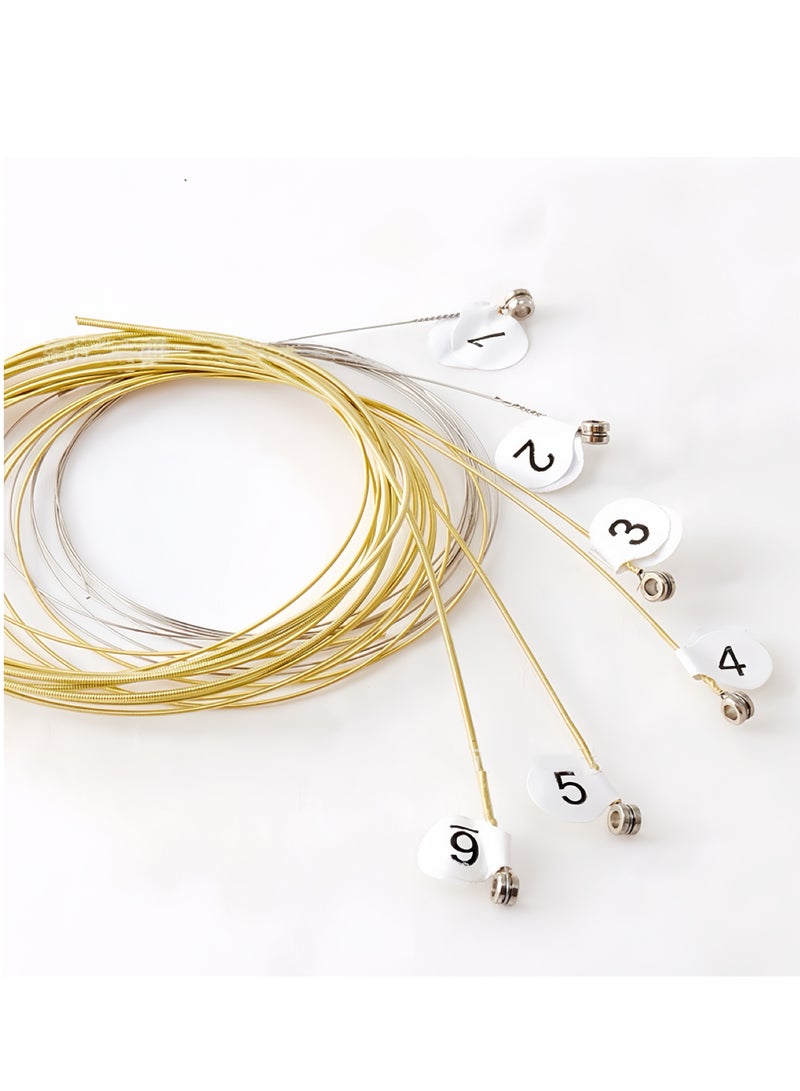 Generic 6-Piece Acoustic Guitar String Set  - Image 1