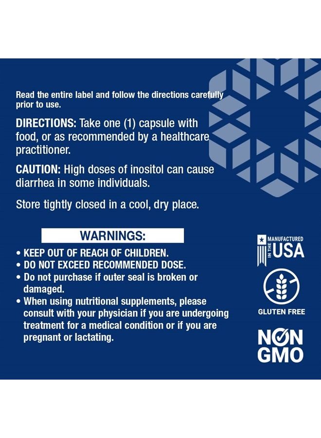 Life Extension كبسولات إينوزيتول 1000 ملغ - مكمل ميو-إينوزيتول - خالي من الغلوتين، غير معدل وراثيًا، نباتي - 360 كبسولة - Image 3