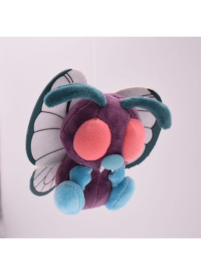 12cm Trumpet Fit Series Batta Butterfly Plush Doll Green Caterpillar Evolution Butterfly Doll Toy-Color:f Badadie - Image 2