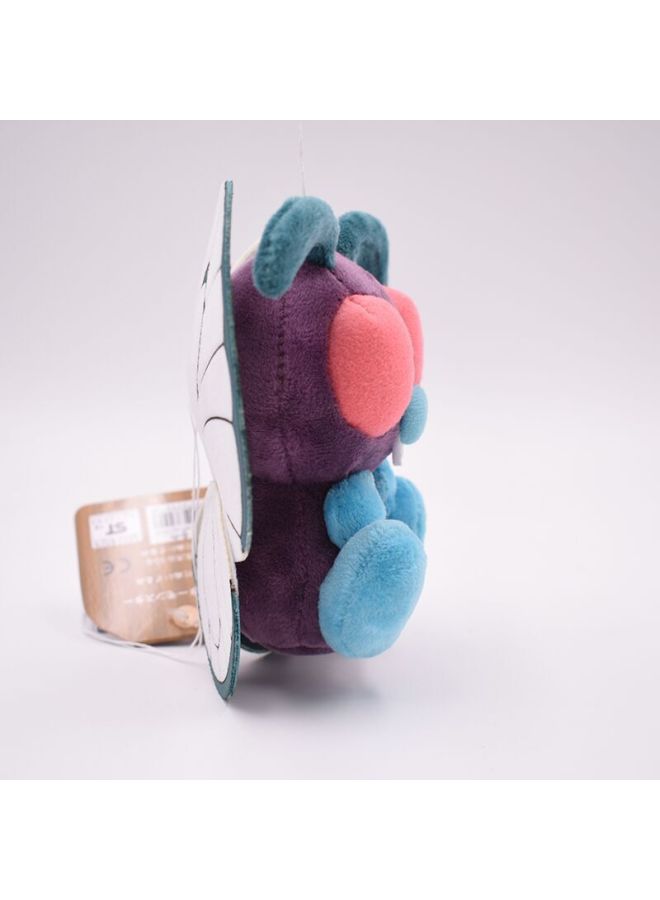 12cm Trumpet Fit Series Batta Butterfly Plush Doll Green Caterpillar Evolution Butterfly Doll Toy-Color:f Badadie - Image 4