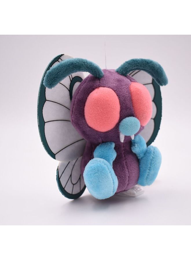 12cm Trumpet Fit Series Batta Butterfly Plush Doll Green Caterpillar Evolution Butterfly Doll Toy-Color:f Badadie - Image 5