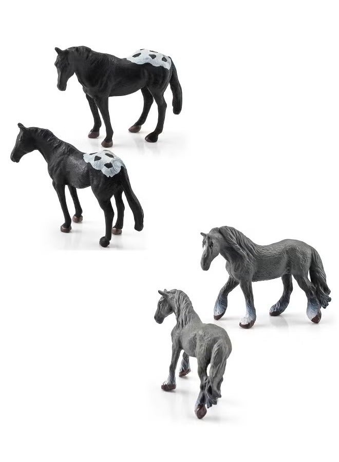 12-Piece Mini World Famous Horse Figure Toys, Realistic Horse Decorative Toys Set, Mini Animal Figures for Decorations Educational, Hand Painted Horse Animals Toy, Cake Toppers Birthday Gift for Kids  - Image 5
